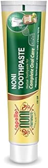 Apollo Noni Fruit Toothpaste for Entire Family, Daily Oral Detox - Protect Enamels, Strengthens Gums, Reduce Plaque | 150gm