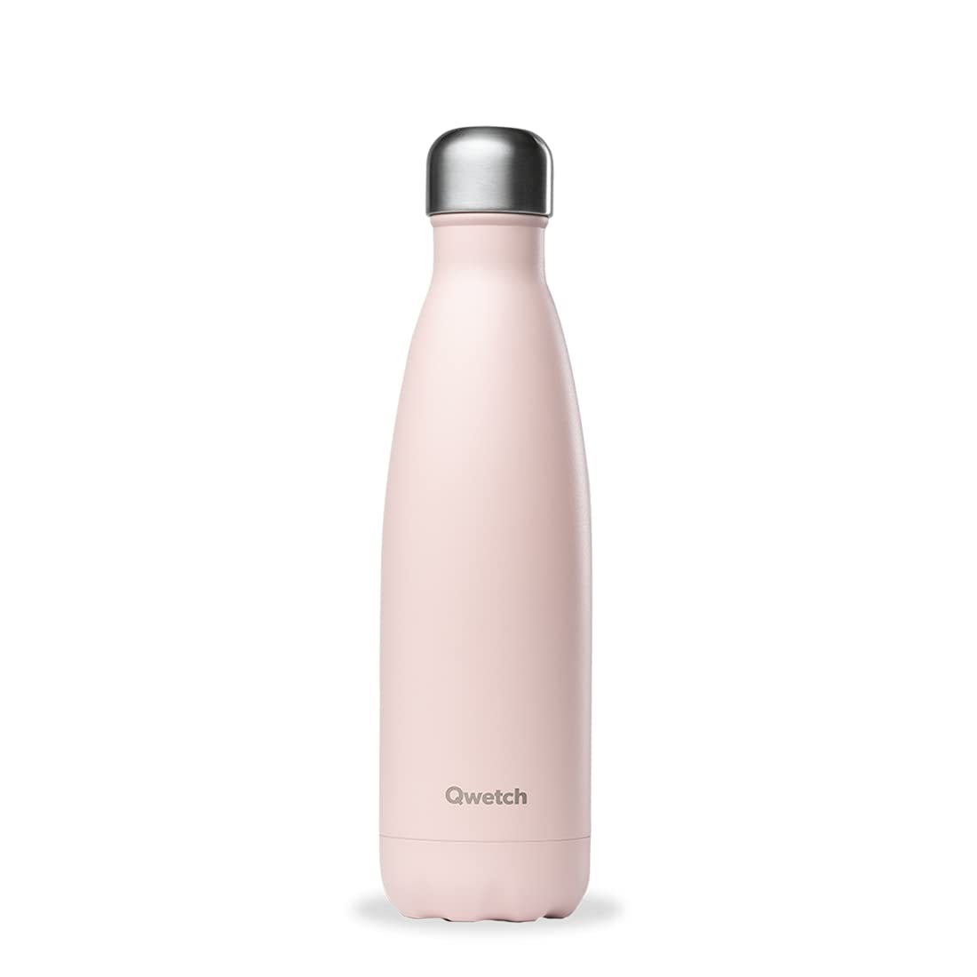 Qwetch - Insulated Originals Bottle -Pastel Pink 500ml - Stainless Steel Water Bottle - 24h Cold and 12h Hot - Leakproof, BPA Free & Reusable for Sports & Travel — image 1
