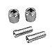 Stainless Steel 304 Barded Swivel Nut Set of 2, 1/4