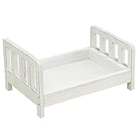 Kathleen88 Wood Bed,Detachable Durable Assembled Lovely Bed Newborns Photo Shoot Background Studio Props Baby Photography