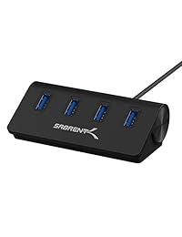 Sabrent USB 2.0 3.0 Hubs Variation, Negro