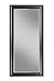 Sandberg Furniture Black Full Length Leaner Mirror