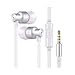 Ear Buds with Mic, Earbuds with Microphone - Audifonos, Earphones, Wired Headphones with Mic, Comfortable 3.5mm Ear Buds Compatible with Samsung Galaxy S10 S9 S8 S7 S6 S5 Note and More Cell Phones