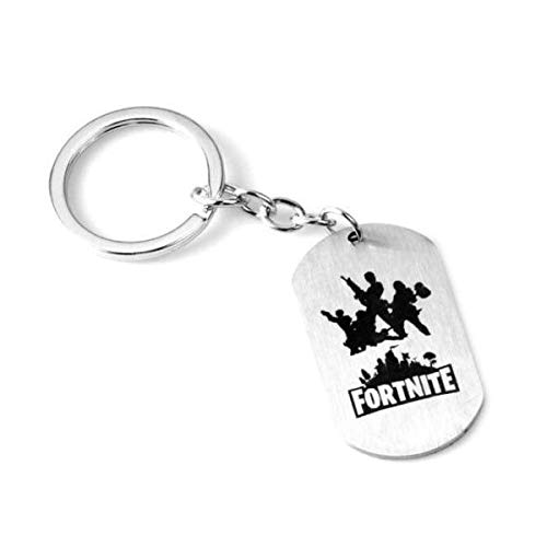 g e n e rique fortnite porte cl e s m e tal dog tag plaque - pyjama fortnite ours rose