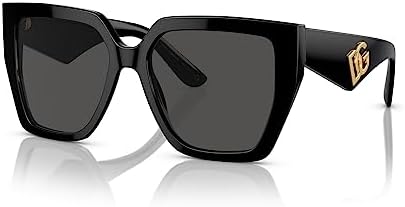 Amazon.com: Dolce & Gabbana DG2231 Matte Black/Grey One Size
