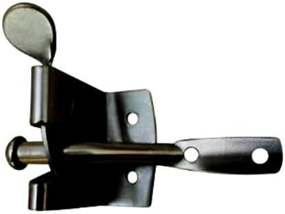 Perry Hinges No.1932 Medium Auto Gate Catches 1 Each BLACK FINISH