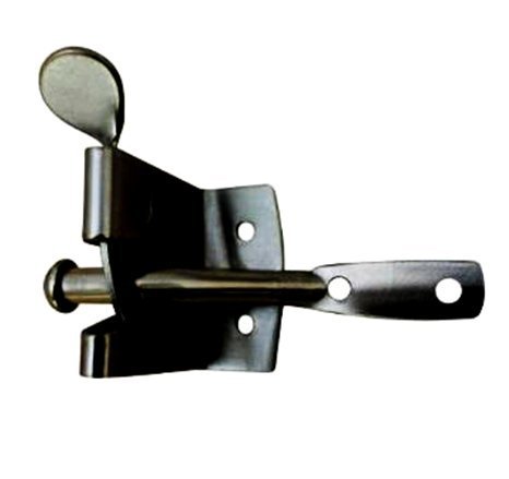 Perry Hinges No.1932 Medium Auto Gate Catches 1 Each BLACK FINISH