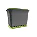 Full Circle Fresh Air Odor-Free Kitchen Compost Bin, Green Slate primary