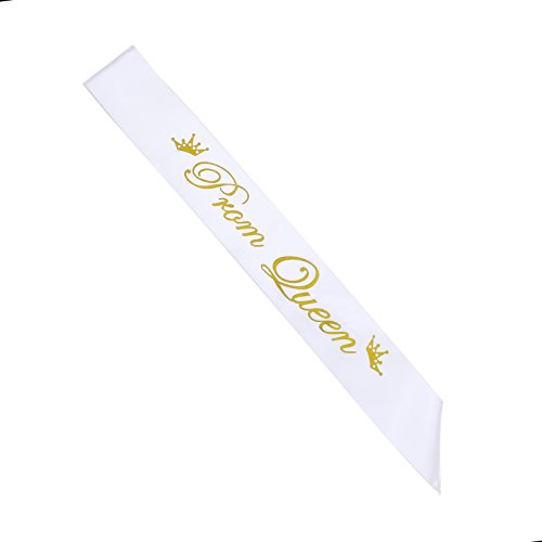 Prom Queen Satin Sash For Bachelor Party Club Halloween 