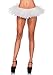 Leg Avenue Women's Organza Tutu, White, One Size