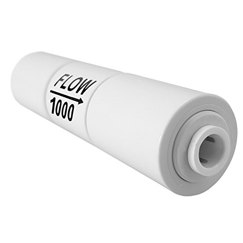 Express Water Reverse Osmosis Flow Restrictor with Quick Connect Fitting 1000 ML for 100+ GPD Membrane