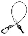 Mighty Paw Dog Seat Belt - Chew-Proof Metal Safety Restraint - Steel Braided Vehicle Tether - Rock Climbers Carabiner Included - Pet Car Leash Seat Belts - Dogs Car Safety Harness -Black, 60cm