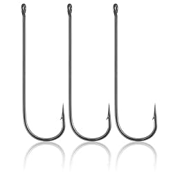 Dr.Fish 100 Pack Aberdeen Hooks Offset Hooks Live