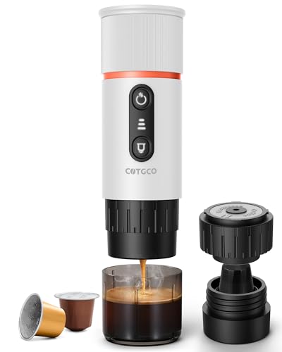 COTGCO Portable Espresso Maker 20 Bar Self‑heating