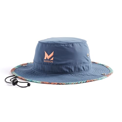MISSION Cooling Bucket Hat - Unisex Wide-Brim Hat for Men & Women - Lightweight, Foldable & Durable - Cools Up to 2 Hours