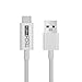 USB Type C Cable (5FT), TechMatte USB 3.0 Type A to Type C (USB to USB-C) Charger Cable for Galaxy Note 8, S8, S8+, Google Pixel, Pixel XL, OnePlus 5, HTC 10, Nexus 5X, 6P, LG G5 (5 Feet, White)