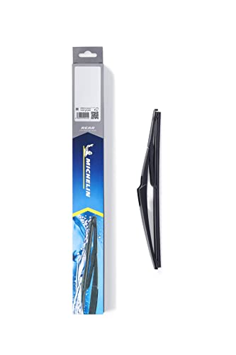 MICHELIN Rear Wiper Blade with Pre-Installed Connector, Original Fit Design, Easy Tool-Free Installation, Length 300mm, ML1254, Black