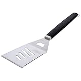 Barbecue Spatula With Bottle Opener Large BBQ Grill Handle Best Cooking Utensils And Accessories Wide Metal Grilling Turner For Burgers Steak Heavy Duty