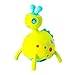 Fat Brain Toys Rollobie Baby Toy, Sensory Play Rattle for Infants and Toddlers, Green