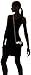 BMC Womens Elegant Rhinestone Peacock Clasp Velvet Cocktail Evening Handbag (black)