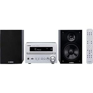 YAMAHA – Microketting, Mcr-B270D, frontplaat, aluminium, Bluetooth, tuner DAB+, FM, zilver