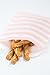 Biodegradable Paper Candy Cookie Bags, NUIBY Food Safe Favor Bags, Buffet Treat Bags for All Party Loot Bags - 100 Counts, Assorted 4 Designs (pink)