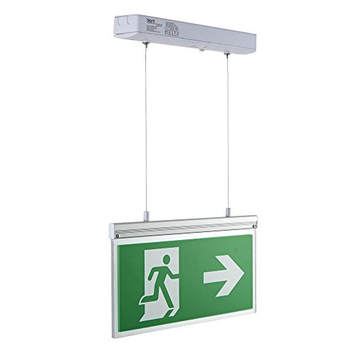 Buy Biard 2.8W LED Green DoubleSided Hanging Emergency Exit Sign Light