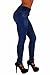 Style G339– Colombian Design, High Waist, Butt Lift, Levanta Cola, Skinny Jeans in Washed Blue Size 5