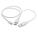 chenyang USB 3.1 Type C USB-C to Dual A Male Extra Power Data Y Cable for Cell Phone & Hard Disk 60cm White