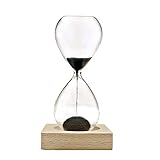 Relaxus Mesmerizing Magnetic Sand Timer On Wooden