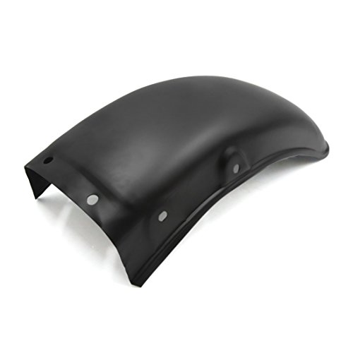 uxcell Black Metal Motorcycle Rear Fender Splash Guard Mud Flap Mudguard for GN125