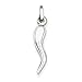 West Coast Jewelry 925 Sterling Silver Italian Horn Charm