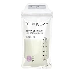 Momcozy Breastmilk Storing Bags, Temp-Sensing