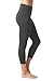 90 Degree By Reflex - High Waist Tummy Control Shapewear - Power Flex Capri - Black and Heather Charcoal 2 Pack - Large