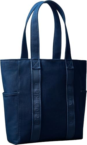Tote bag Mujer Webbing Strap Canvas grande, Azul (Ensign Blue), Talla Única