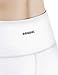 ODODOS High Waist Out Pocket Yoga Pants Tummy Control Workout Running 4 Way Stretch Yoga Leggings,White,Medium