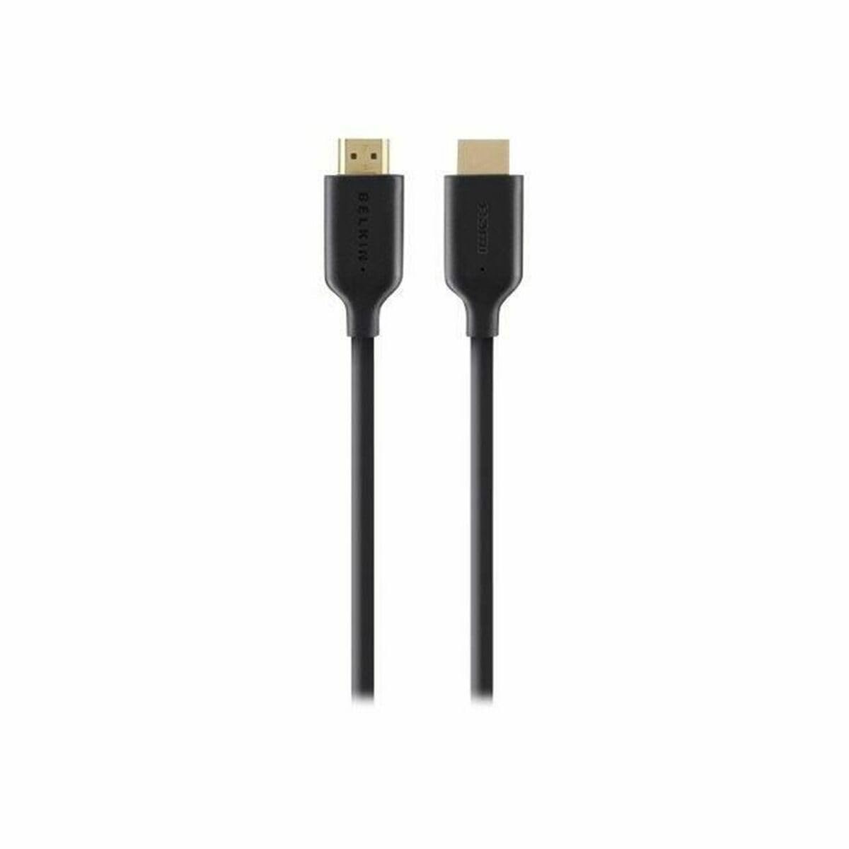 Belkin - HDMI cable with ethernet support, M/M, gold-plated connectors - 1M - Black