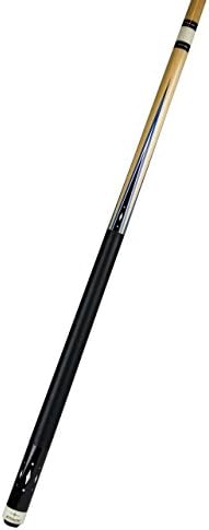 Stealth Pool Cue Black/White/Blue- Linen Grip