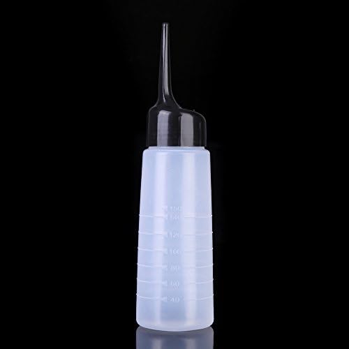 Oligex(TM) 250ml Huge Applicator Hair Washing Bottle with Scale Home Use Salon Hair Dry Cleaning &amp;Washing Refillable Bottles Accessory