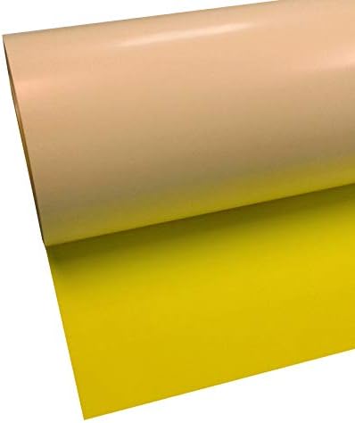 Siser Easyweed Fluorescent Yellow 15" x 15' Iron on Heat Transfer Vinyl Roll by Coaches World