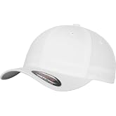 Flexfit Men's Athletic Baseball Fitted Cap White XL-XXL-strctured fit