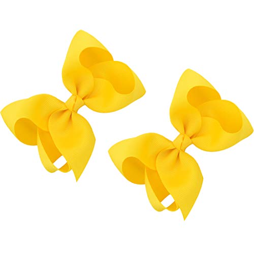 40pcs 4.5" Hair Bows Clips Grosgrain Ribbon Bows Hair Alligator Clips Hair Barrettes Hair Accessories for Baby Girls Toddler Infants Kids 20 Colors in Pairs