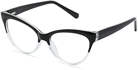 Blue light blocking glasses women - Acetate Frame equipped with spring hinges and high grade blue block Anti Eyestrain