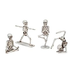 Class Collections Yoga Pose Skeletons Ivory Tone 6
