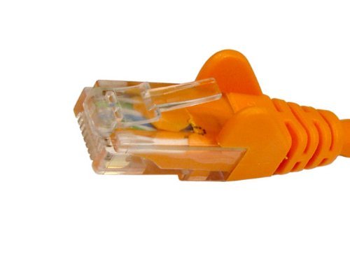 World of Data 3m ORANGE CAT5E (enhanced) Network Cable - Ethernet - LAN - Patch - Internet - Broadband - Router - Hub - Modem -10/100