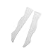 Jili Online Pair of 1/6 Long Socks Stockings for 12inch Phicen Kumik CY CG Female White