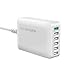 USB Quick Charger RAVPower 60W 6-Port QC 3.0 Fast Charger Desktop Charging Station, Compatible Galaxy S8 S7 S6 Edge Note and iSmart Compatible iPhone 11 Pro Max XS Max XR X 8 7 Plus, iPad and More primary