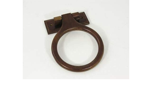 NO BRAND Toallero Madera Nogal Redondo 4736 COI : Amazon.es ...