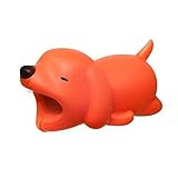 Oksale Cable BITE for iPhone Cable Cord Cute Animal Phone Accessory Protects Cable Accessory (Orange Dog)