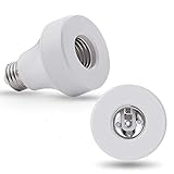 WiFi Smart Light Bulb Socket Bulb Adapter Base Converter E26 Lamp Holde Plug Works with Alexa and Google Home Assistant Phone APP Remote Control Your Fixtures From Anywhere 1/pack